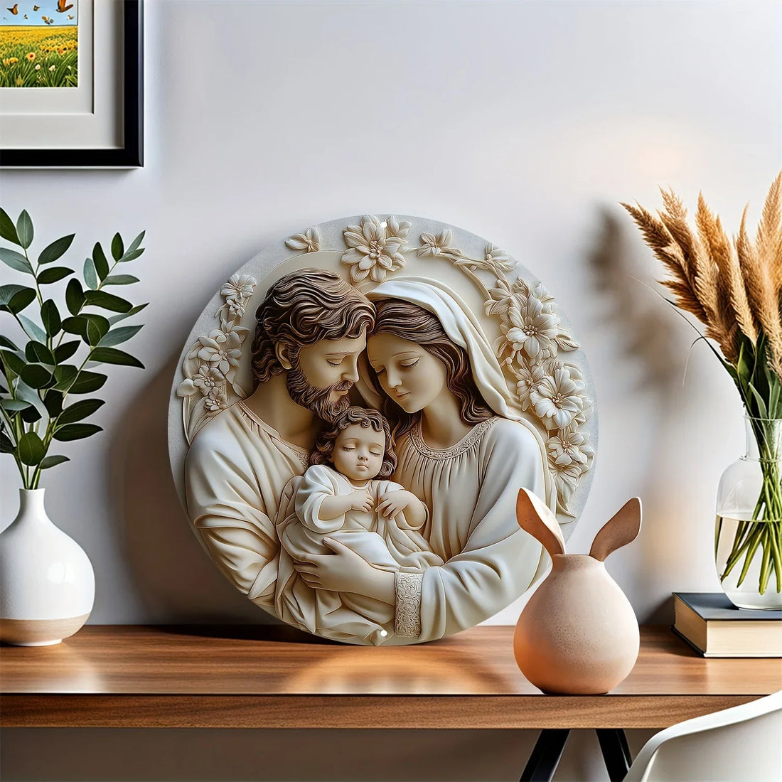 Classic Holy Family Catholic Decoration
