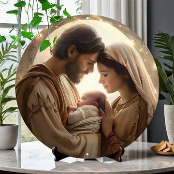 Catholic Decoration Holy Family in Love